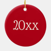 ZEPPOLE Italy Fried Dough Pastry Bakery Foodie Keramisch Ornament (Achterkant)