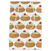 ZEPPOLE Italy Fried Dough Pastry Bakery Foodie Medium Cadeauzakje (Achterkant)