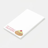 ZEPPOLE Italy Fried Dough Pastry Bakery Foodie Post-it® Notes (Schuin)