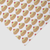 ZEPPOLE Italy Fried Dough Pastry Bakery Foodie Tissuepapier (Detail)