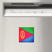 zER001 ERITREA - FLAG, Afrika, Fridge Magneet (Insitu (Vaatwasser))