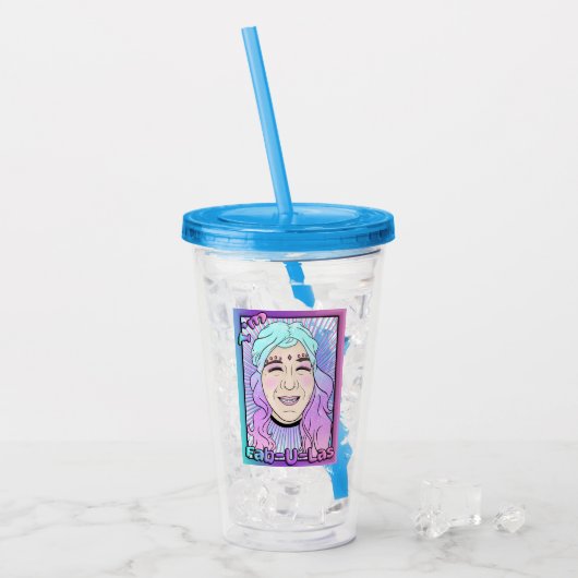 Zer0 Fab-U-Las Acryltumbler Acryl Drinkbeker (Voorkant ijs)