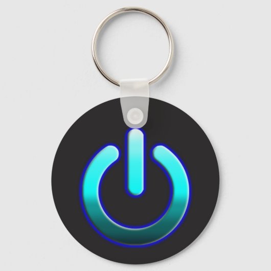 Zer0 Power Button Sleutelhanger (Voorkant)