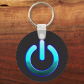 Zer0 Power Button Sleutelhanger (Voorkant)