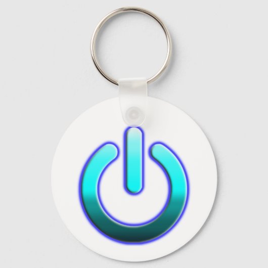 Zer0 Power Button Sleutelhanger (Voorkant)