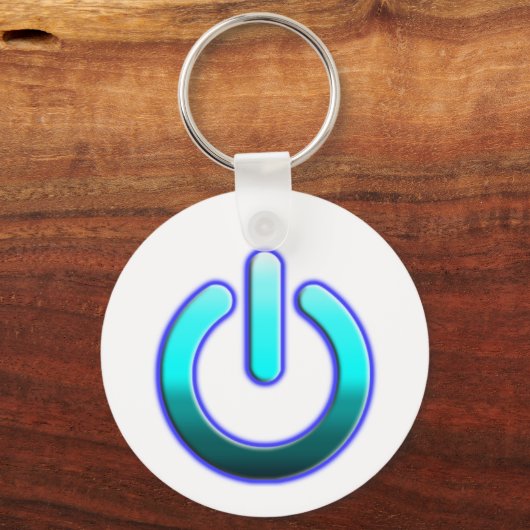 Zer0 Power Button Sleutelhanger (Voorkant)