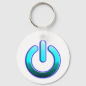 Zer0 Power Button Sleutelhanger (Achterkant)