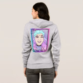 Zer0's Fab-U-Las Bella+Canvas Full-Zip Hoodie (Achterkant volledig)