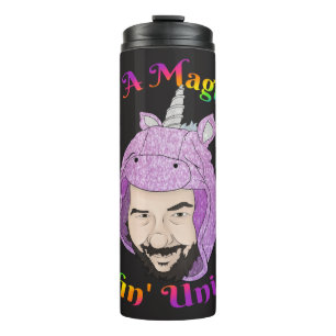 Zer0's Magical Fluffin Unicor Thermal Tumbler Thermosbeker