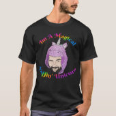 Zer0's Magical Fluffin Unicorn Basic Dark T-Shirt (Voorkant)