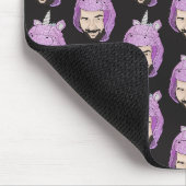 Zer0's Magical Fluffin Unicorn Mousepad Muismat (Hoek)