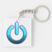 Zer0's Power Acrylic Sleutelhanger (Achterkant)