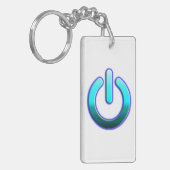 Zer0's Power Acrylic Sleutelhanger (Voorkant Links)