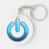 Zer0's Power Acrylic Sleutelhanger (Achterkant)