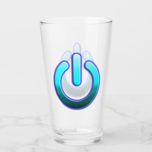 Zer0's Power Glass Cup Glas (Achterkant)