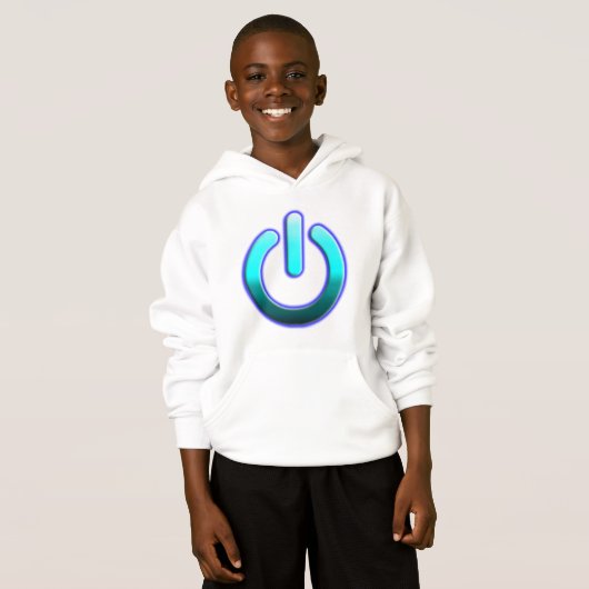 Zer0's Power Kinderen Pullover Hoodie (Voorkant volledig)