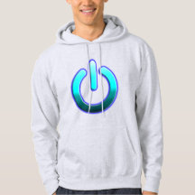 Zer0's Power Mannen Basic Hooded Sweatshirt