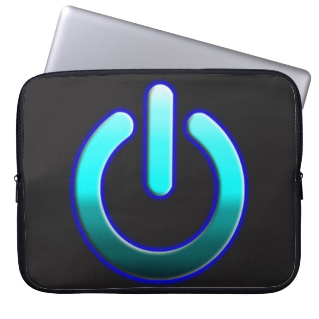 Zer0's Power Neopree-laptophoes Laptop Sleeve (Voorkant)