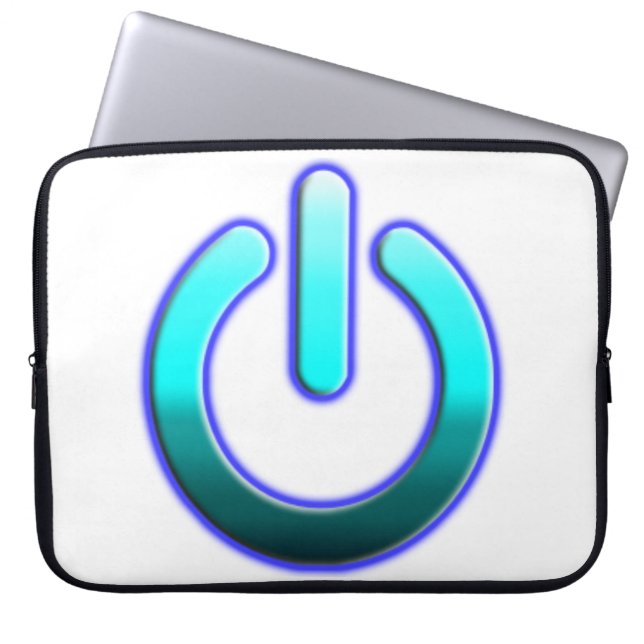 Zer0's Power Neopree-laptophoes Laptop Sleeve (Voorkant)