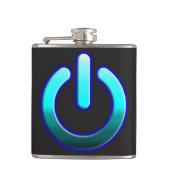 Zer0's Power Vinyl Wrapped Flask Heupfles (Voorkant)