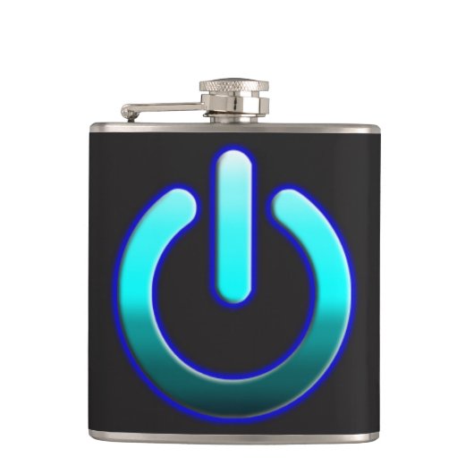 Zer0's Power Vinyl Wrapped Flask Heupfles (Voorkant)