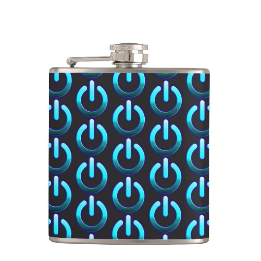 Zer0's Power Vinyl Wrapped Flask Heupfles (Voorkant)