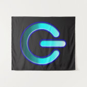Zer0's Power Wall Tapestry Wandkleed (Voorkant (horizontaal))
