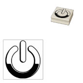 Zer0's Power Wood Art Stamp Rubberstempel (Gestempeld)