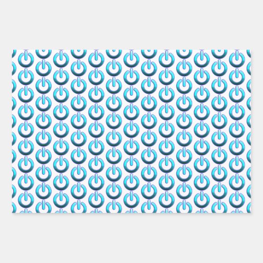 Zer0's Power Wrapping Paper Flat Sheet Set van 3 (Voorkant 3)