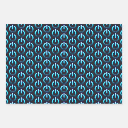 Zer0's Power Wrapping Paper Flat Sheet Set van 3 (Voorkant 3)