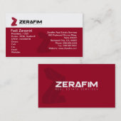 Zerafim Standaard 2-zijdig Visitekaartje (met foto (Voorkant / Achterkant)