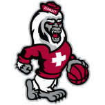 Zermatt Abominables Fotobeeldje Ornament<br><div class="desc">Fightin' Yeti kerstversiering</div>
