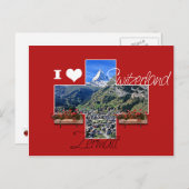 Zermatt - Briefkaart (Voorkant / Achterkant)
