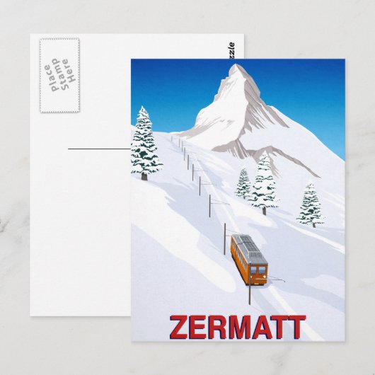 Zermatt Briefkaart (Voorkant / Achterkant)