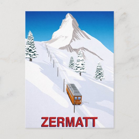 Zermatt Briefkaart (Voorkant)