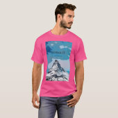 Zermatt, de Zwitserse berg T-shirt (Voorkant volledig)