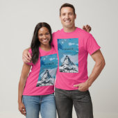 Zermatt, de Zwitserse berg T-shirt (Unisex)