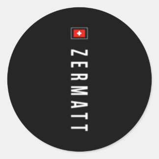 Zermatt Expeditie Xo4U Origineel Ronde Sticker