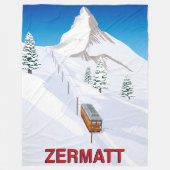 Zermatt Fleece Deken (Voorkant)