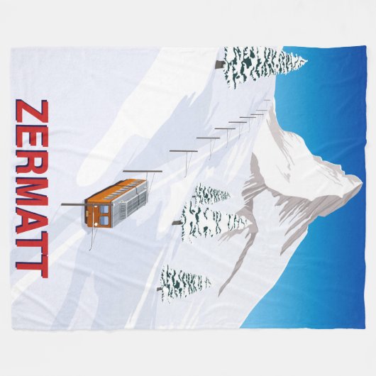 Zermatt Fleece Deken (Voorkant (Horizontaal))