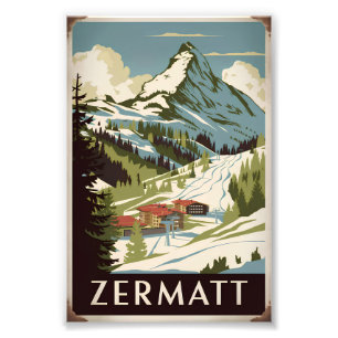 Zermatt  foto afdruk