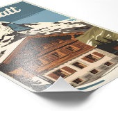 Zermatt foto afdruk (Hoek)