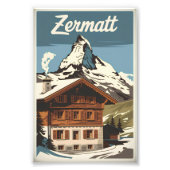 Zermatt  foto afdruk (Voorkant)