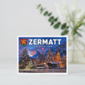Zermatt - Matterhorn - Zwitserland Briefkaart (Staand voorkant)