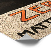 ZERMATT Matterhorn Zwitserland Ski Hiking Feestdag Poster (Hoek)