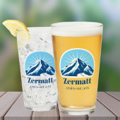 Zermatt Matterhorn Zwitserland ski souvenir Glas