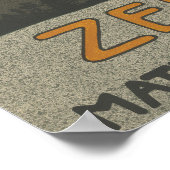 Zermatt Matterhorn  Zwitserland Skiing Poster (Hoek)