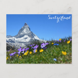 Zermatt Matterhorn Zwitserland Zwitserse Alpen Briefkaart