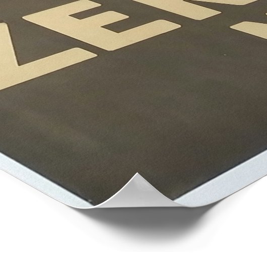 Zermatt, Mont Cervin, Zwitserland,Ski Poster (Hoek)