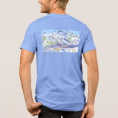 Zermatt Ski-overhemd Tri-Blend Shirt (Achterkant)